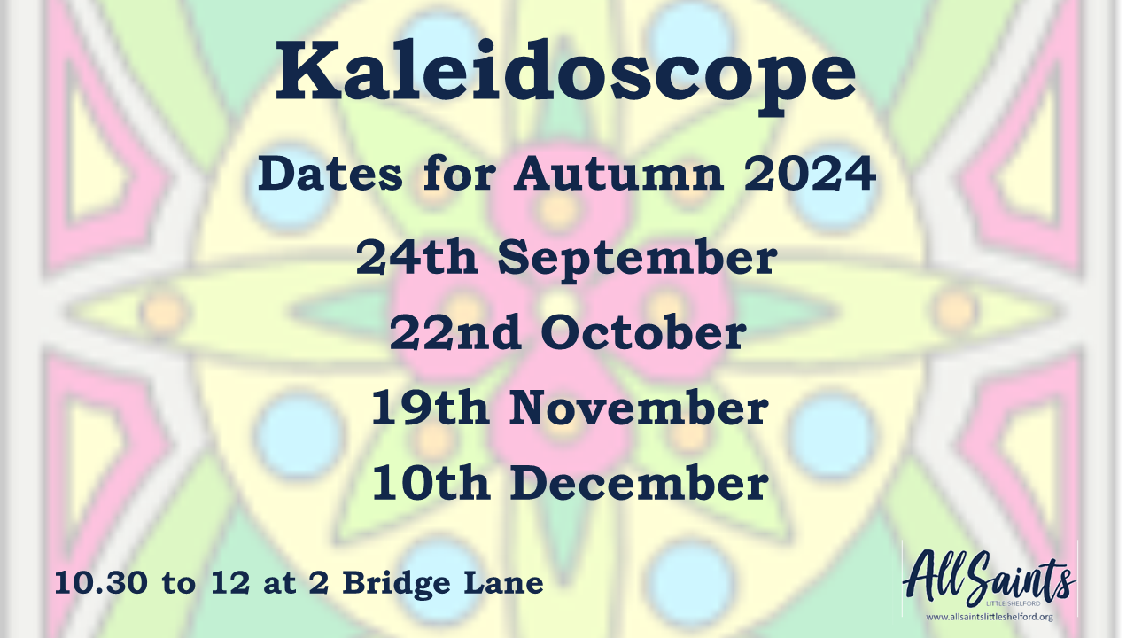 Kaleidocscope Dates for Autumn