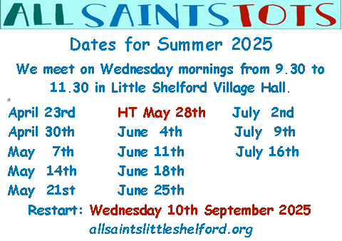 Dates Summer 2025 draft 1